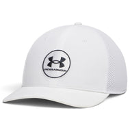 Under Armour Golf Mid Stretch Cap - White