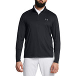 Under Armour Match Play 1/4 Zip Golf Mid-Layer - Black
