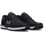 Under Armour Medal RST 2 Spriked Golf Shoes - Black/Metallic Silver