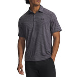 Under Armour Playoff 3.0 Print Golf Polo Shirt - Castlerock/Black