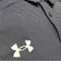 Under Armour Playoff Stripe Golf Polo Shirt - Midnight Navy/White