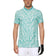 J.Lindeberg George Print Golf Polo Shirt - Scribble Stillwater