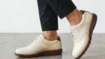 Cole Haan Women's ØriginalGrand Saddle Golf Shoes - Ivory/Fondue Fudge/Bloodstone