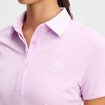 J.Lindeberg Women's Cara Printed Golf Polo Shirt - Orchid Bouquet