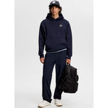 J.Lindeberg Club Printed Golf Hoodie - JL Navy