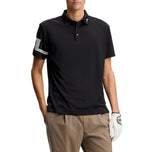 J.Lindeberg Heath Regular Fit Golf Polo Shirt - Black