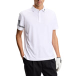 J.Lindeberg Heath Regular Fit Golf Polo Shirt - White