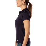 Golftini Women's Short Sleeve Zip Golf Shirt - Navy