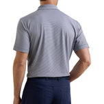 Peter Millar Solid Performance Jubilee Jersey Golf Polo Shirt - Navy