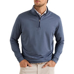Peter Millar Perth Mélange Performance Quarter-Zip - Navy