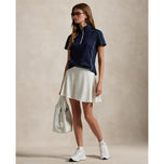 RLX Ralph Lauren Women's Mock Neck 1/4 Zip Golf Shirt - Refined Navy Multi