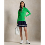 RLX Ralph Lauren Women's Jersey UV Quarter Zip Golf Pullover - Tiller Green