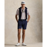 RLX Ralph Lauren Stripe Tour Pique Golf Polo Shirt - Garden Pink Multi