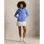 RLX Ralph Lauren Women's Cool Wool Hybrid Performance Full-Zip Golf Jacket - Blue Mist