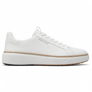 Cole Haan GrandPrø Topspin Waterproof Wide Golf Shoes - White/Natural