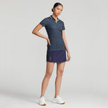 RLX Ralph Lauren Women's Printed Airflow Polo Golf Polo Shirt - Sport Diamond