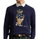 RLX Ralph Lauren Polo Bear Knitted 2/48 Cotton Coolmax Golf Pullover - Refined Navy