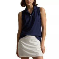 RLX Ralph Lauren Women's Tour Performance Sleeveless Golf Polo Shirt - Refined Navy