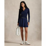 RLX Ralph Lauren Women's UV Stretch Jersey 1/4 Zip Golf Pullover - Refined Navy