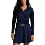 RLX Ralph Lauren Women's UV Stretch Jersey 1/4 Zip Golf Pullover - Refined Navy