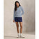 RLX Ralph Lauren Women's UV Stretch Jersey 1/4 Zip Golf Pullover - Refined Navy/Cremic White/Blue Mist