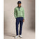 RLX Ralph Lauren Driver Luz Perf Jersey 1/4 Zip Golf Midlayer - Outback Green Heather