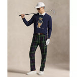 RLX Ralph Lauren Polo Bear Knitted 2/48 Cotton Coolmax Golf Pullover - Refined Navy