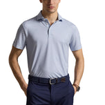 RLX Ralph Lauren Printed Lightweight Airflow Golf Polo Shirt - Fall Blue Beekman Deco