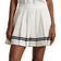 RLX Ralph Lauren Women's 4-Way Stretch Pleated Golf Skort - Ceramic White/Navy