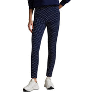 RLX Ralph Lauren Women's Eagle Stretch Twill Golf Pants - Navy Polka Dot